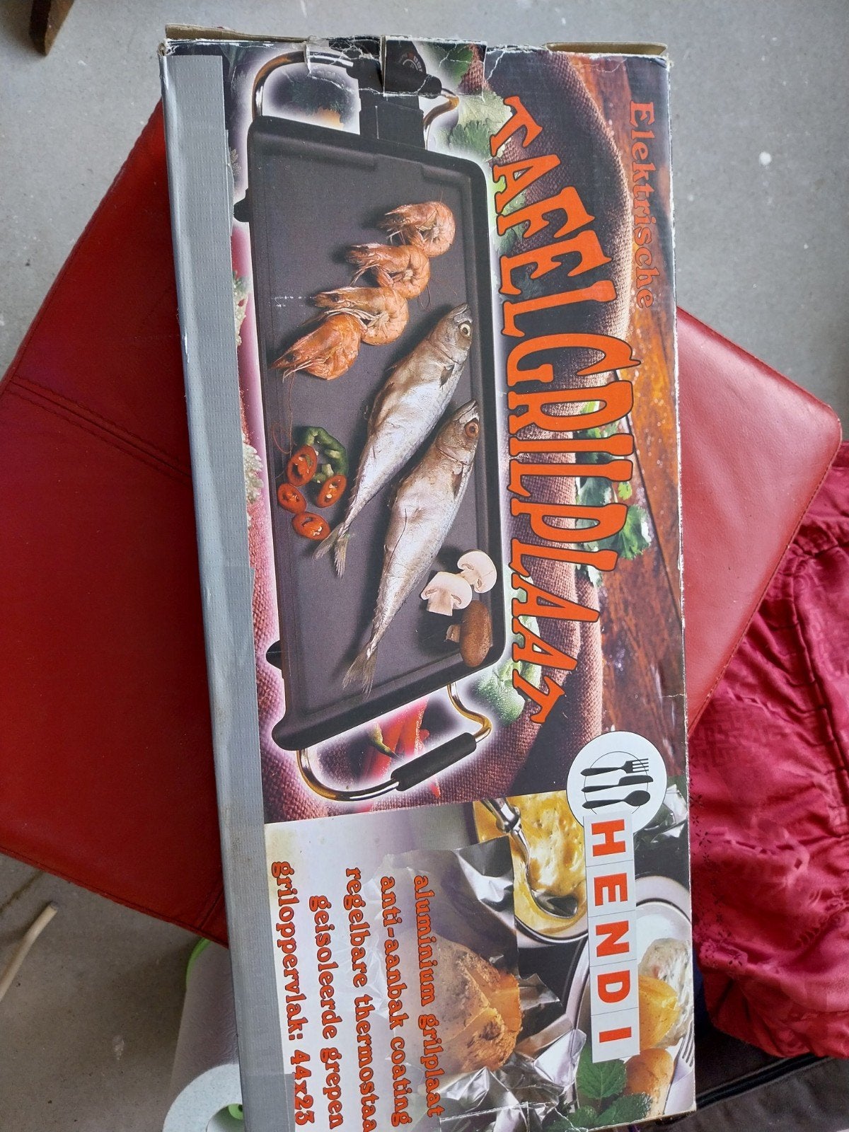 Hendi Indoor Grill / Tafelgrillplaat - Nieuw in doos, Ophalen of Verzenden