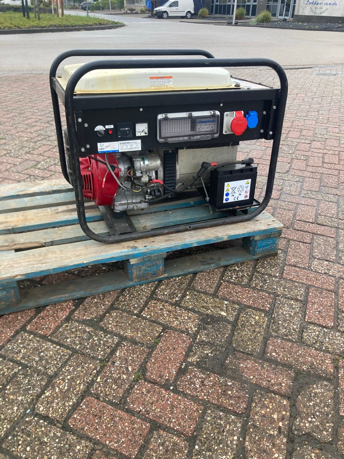 Europower EP6500TE/25 Aggregaat - 7 kVA Benzine Generator, Ophalen, Gebruikt