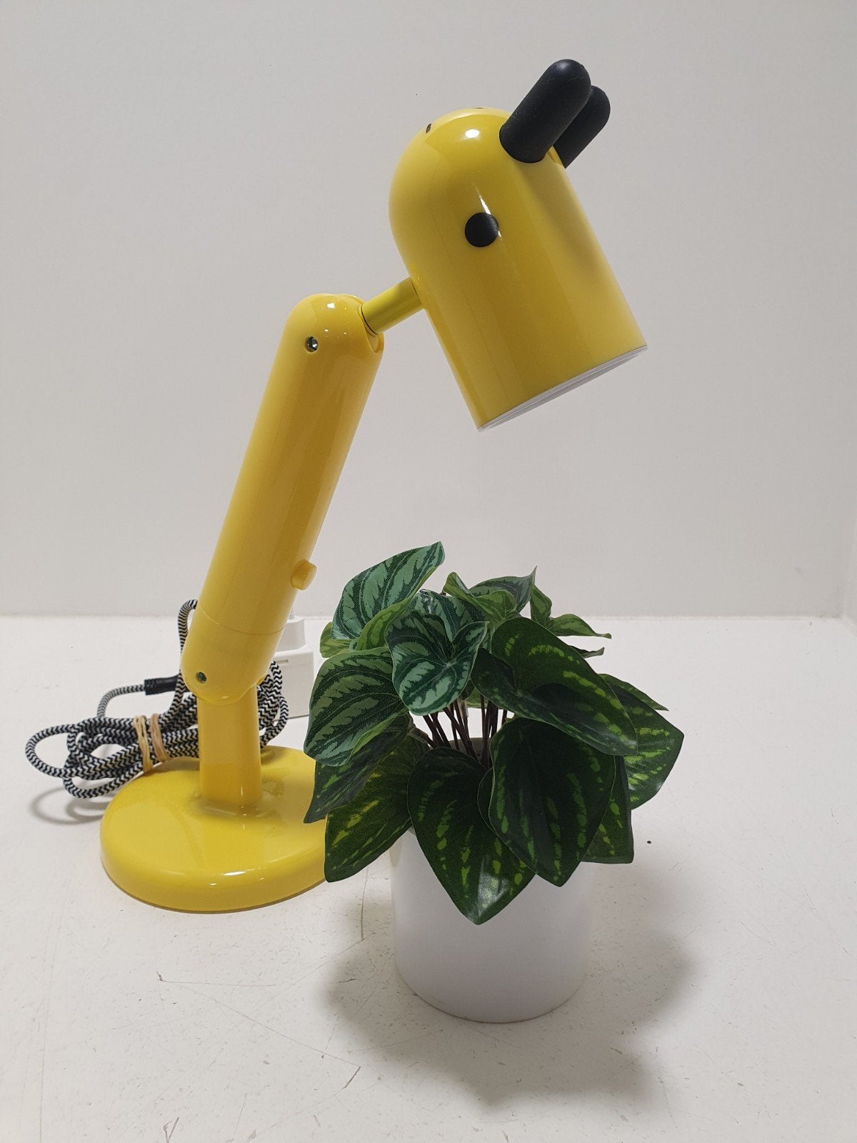 Bureaulamp Ikea geel, Met schakelaar, Kunststof, Geel, Overige fittingen