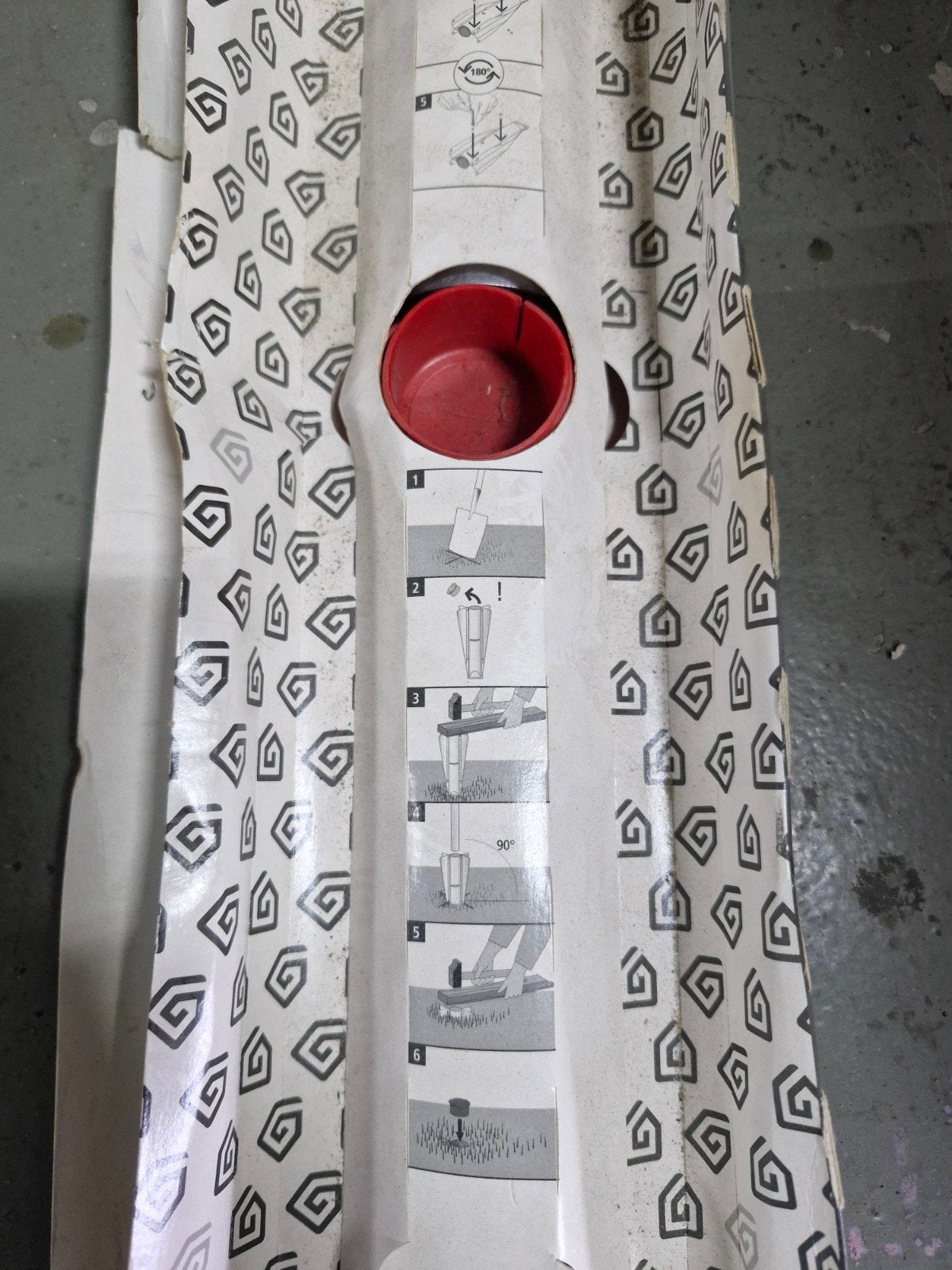 Brabantia Grondanker voor wasmolen of parasol - 45mm, Ophalen of Verzenden, Nieuw