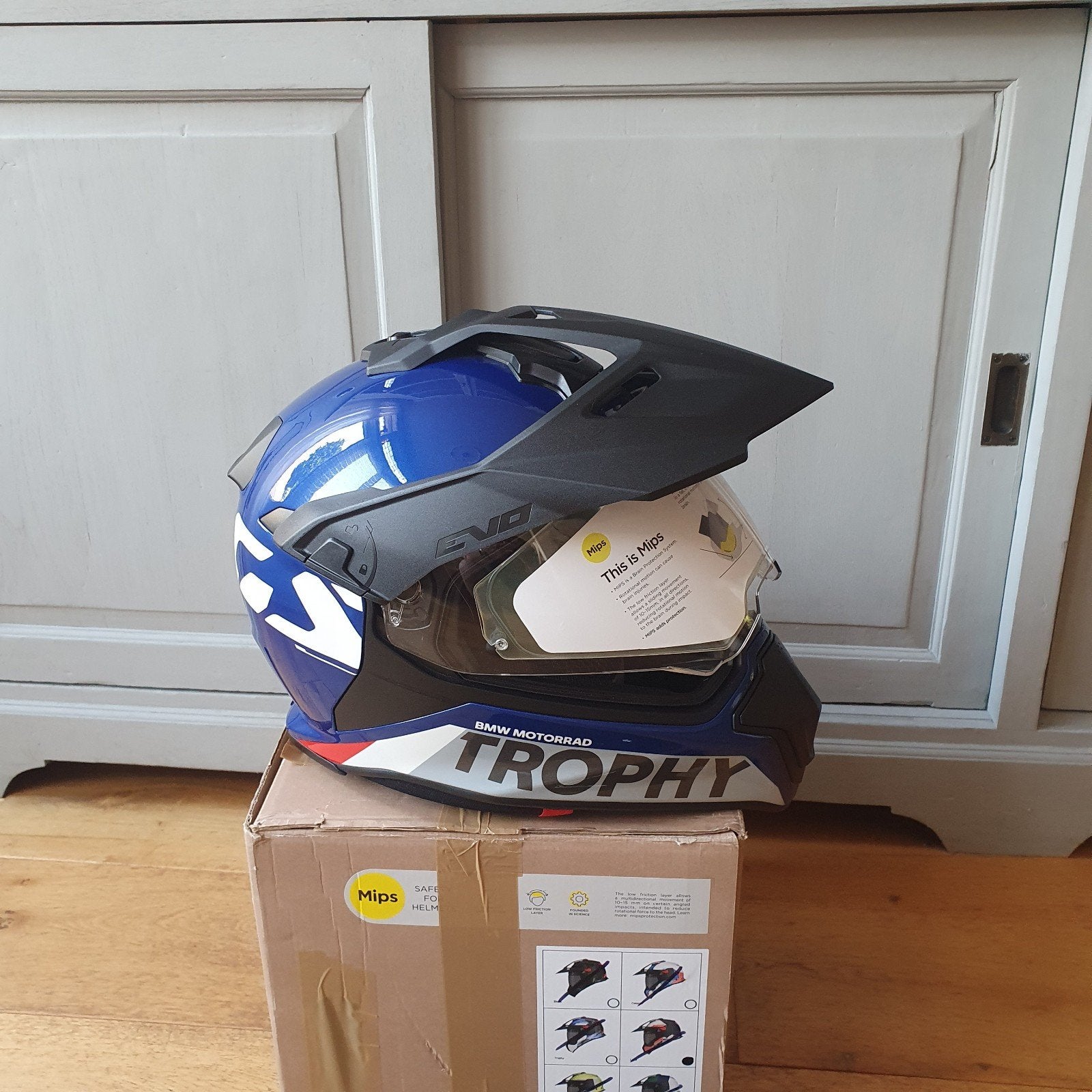 nieuwe BMW GS Trophy evo carbon motorhelm maat L 58-59, nieu, Dames, L, Nieuw met kaartje, Overige merken
