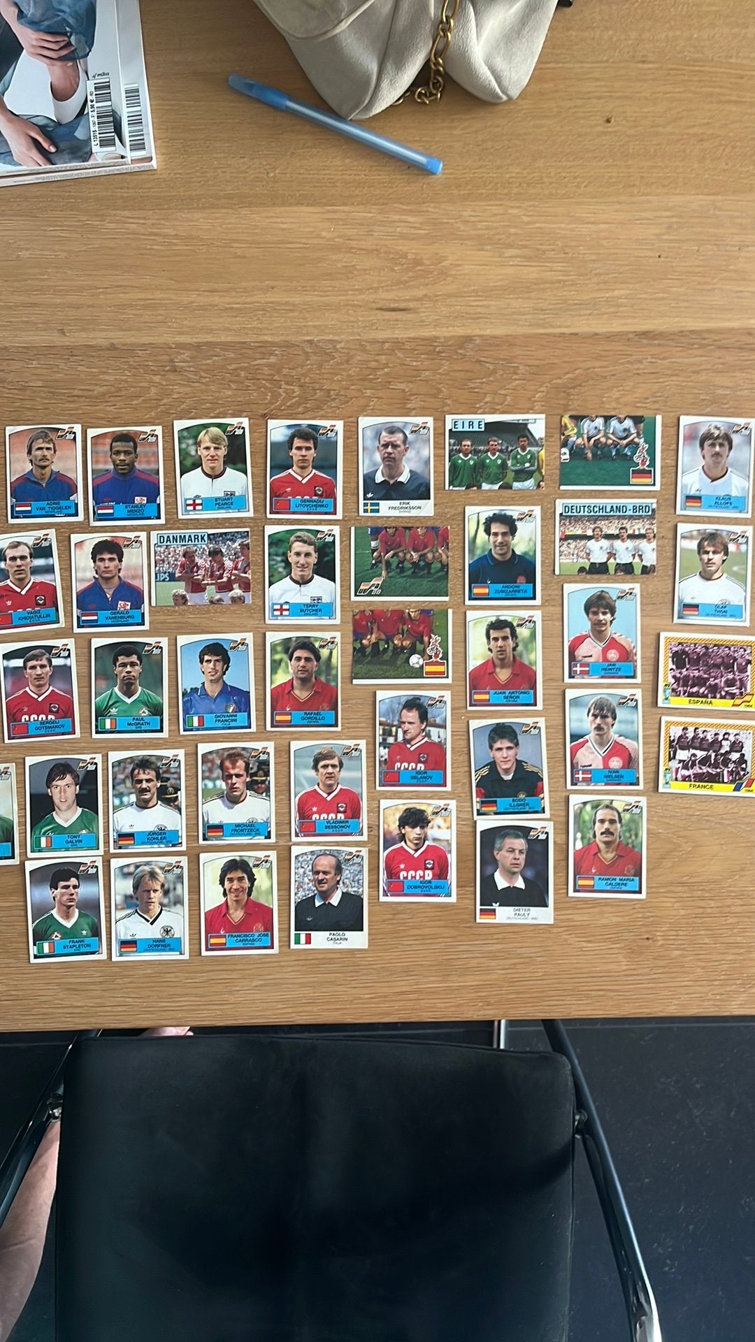 Panini Euro 88 41x, Ophalen of Verzenden, Zo goed als nieuw, Buitenlandse clubs, Poster, Plaatje of Sticker