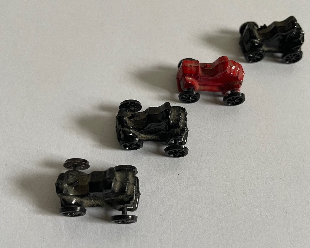 Miniatuur autootjes suprise ei jaren 70-80, Ophalen of Verzenden, Zo goed als nieuw
