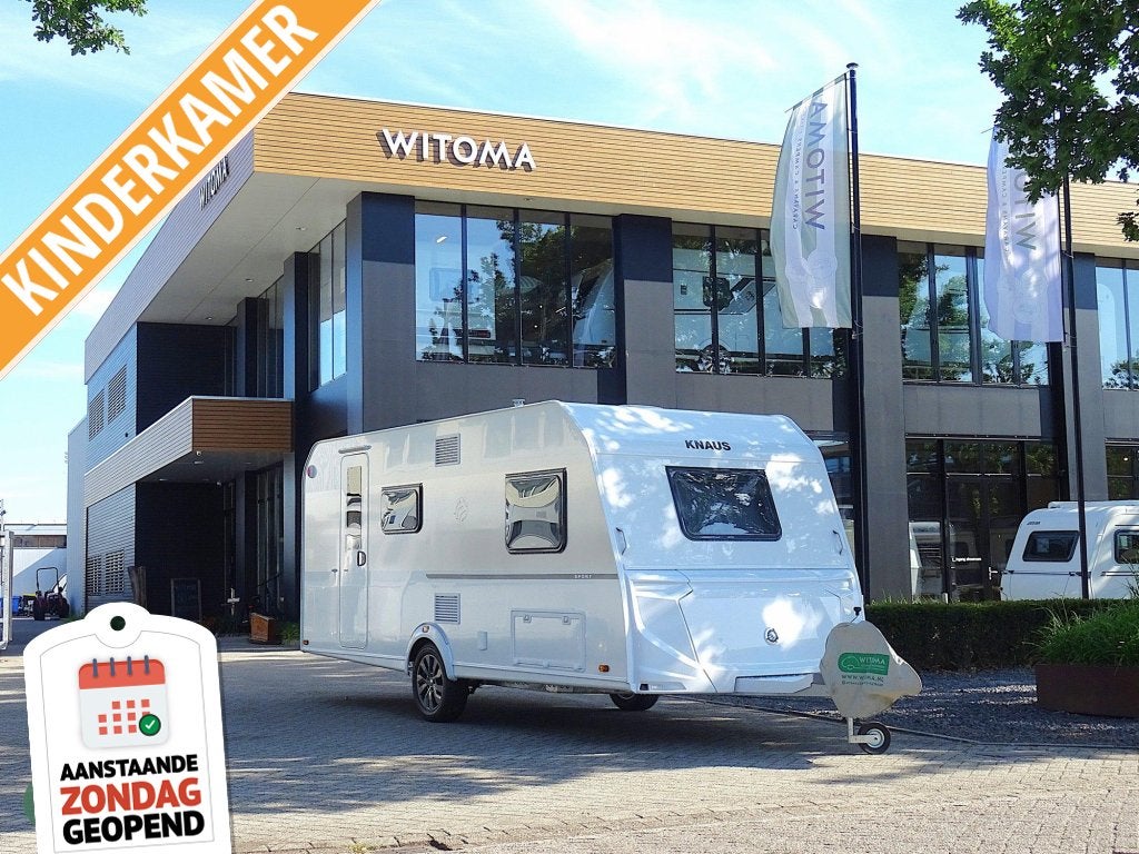 Knaus Sport 500 QDK SALE keuze uit 2 stuks, Serviceluik, Bedrijf, Treinzit, Dwarsbed