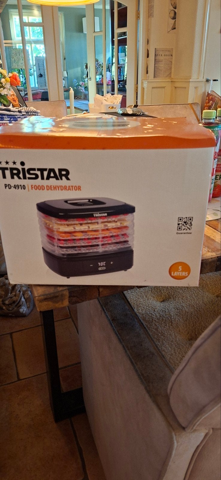 Tristar voedseldroger, Overige typen, Kunststof, Ophalen of Verzenden, Zo goed als nieuw