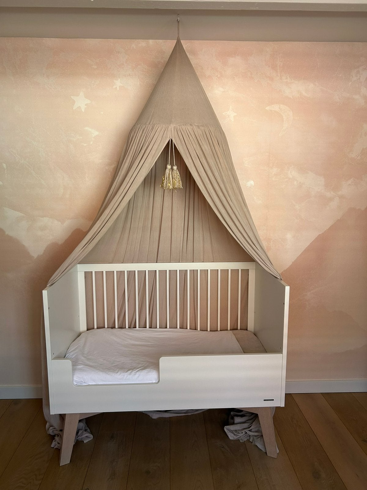 Kidsmill sixties ledikant / meegroeibed 60 x 120, Ophalen, Zo goed als nieuw, Ledikant