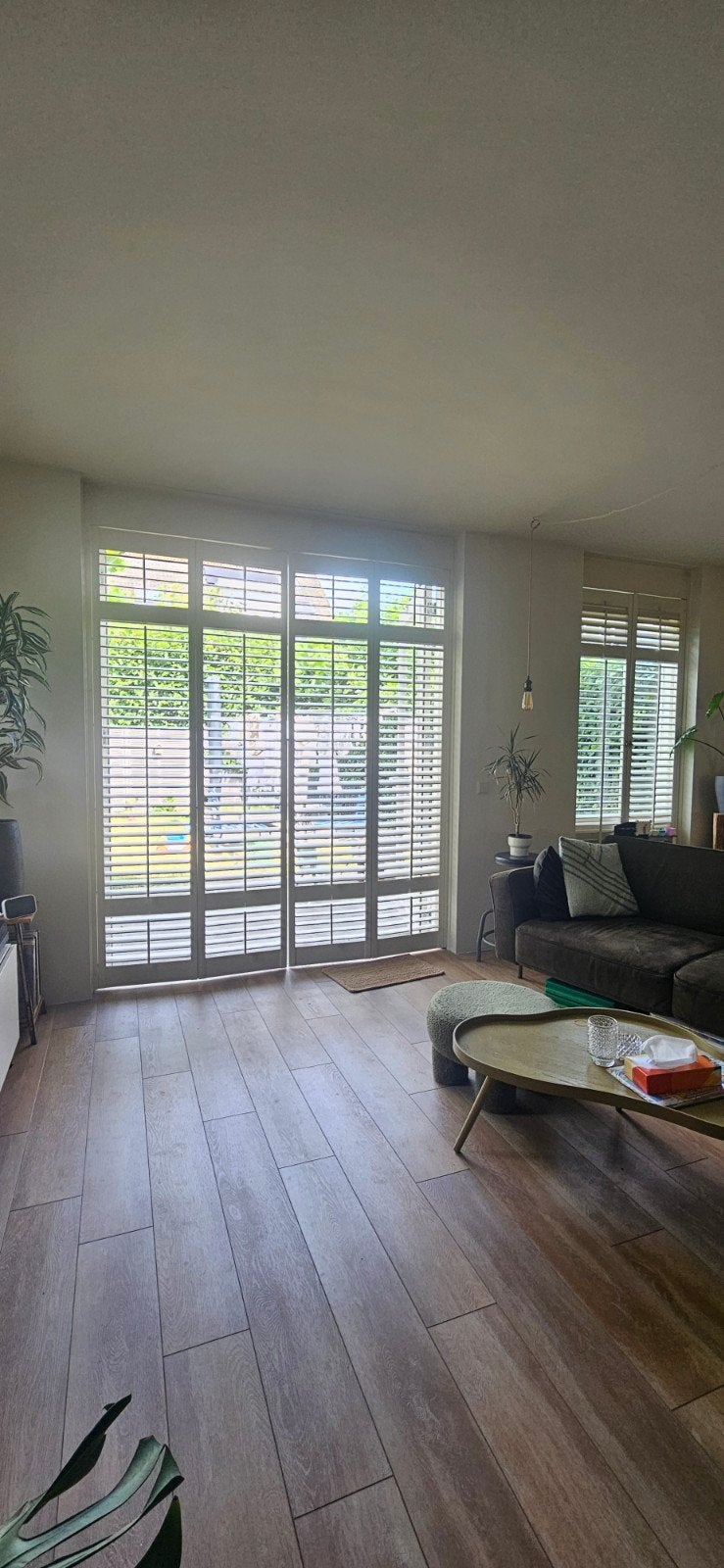 Houten op maat gemaakte shutters / jaloezieën - Beige, Ophalen, Beige, Jaloezie