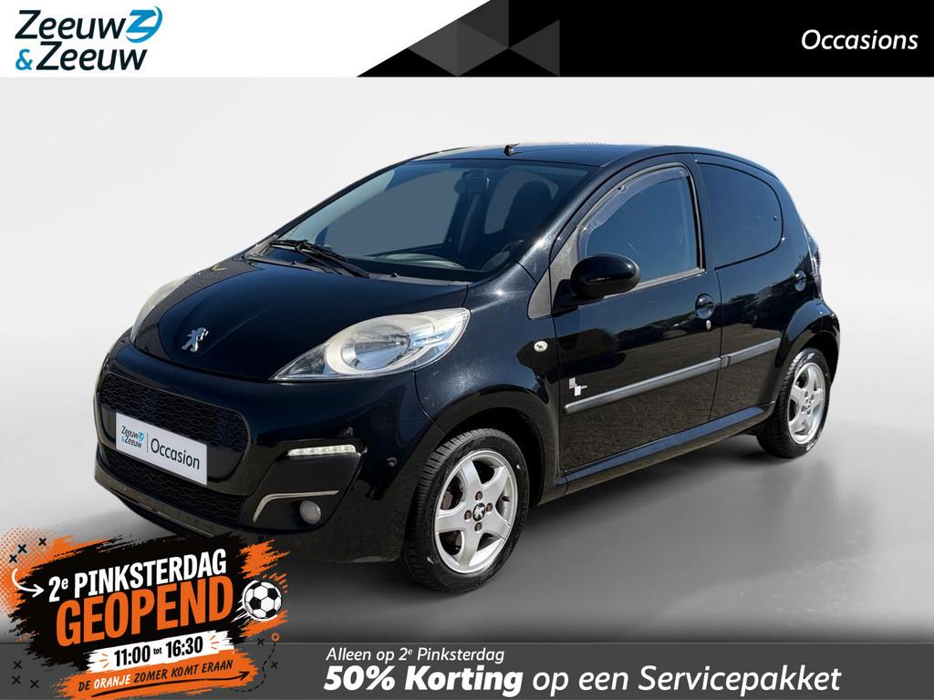 Peugeot 107 1.0 Black & Silver | 100% onderhouden | Alcantar, Auto's, Peugeot, Gebruikt, 4 stoelen, Alcantara, Origineel Nederlands