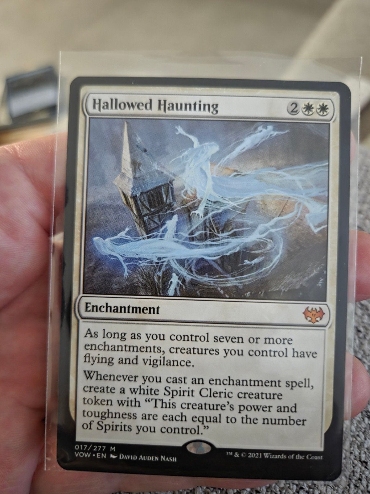 Mtg Hallowed Haunting, Hobby en Vrije tijd, Verzamelkaartspellen | Magic the Gathering, Ophalen of Verzenden, Nieuw, Losse kaart