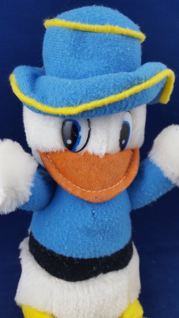 Vintage Donald Duck baby knuffel, Concord Los Angeles. 5B8, Kinderen en Baby's, Tweedehands verkoop, Tweedehands verkoop, Gebruikt