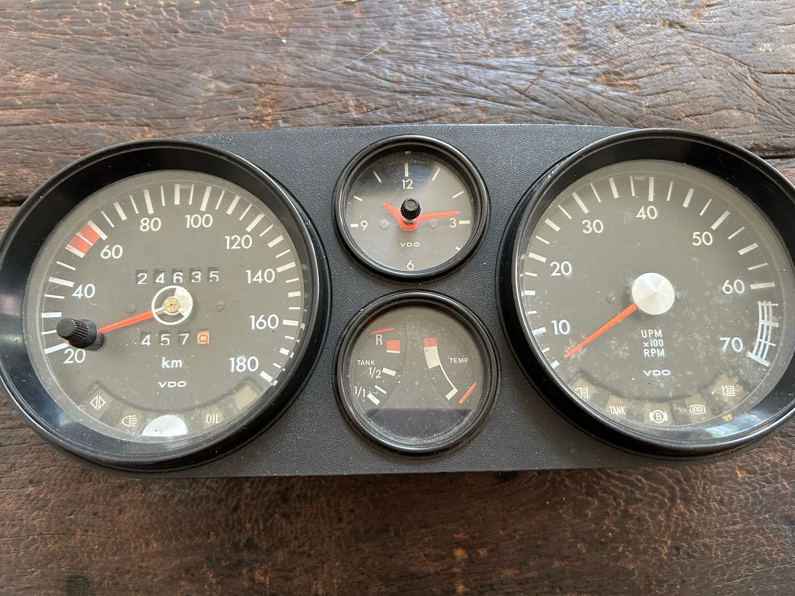 VW Volkswagen Dashboard VDO K70 als nieuw passat oldtimer, Ophalen of Verzenden, Gebruikt, Volkswagen