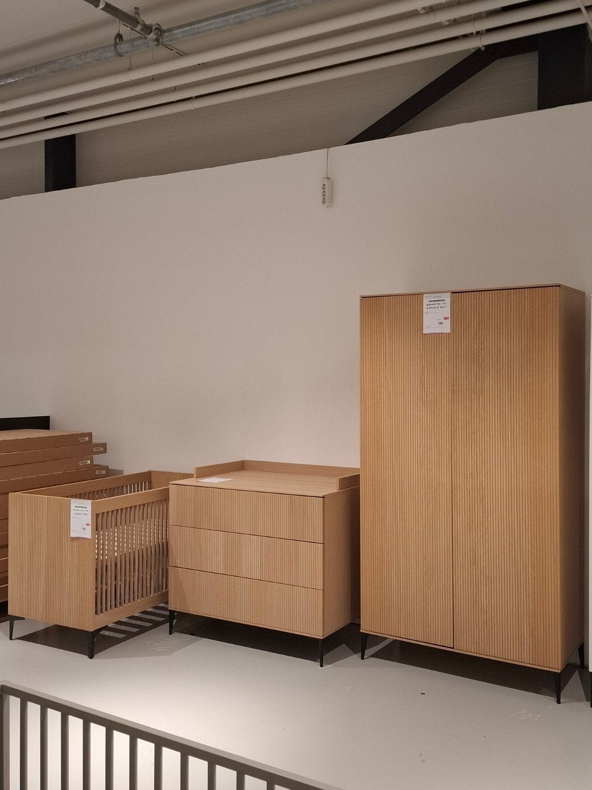 Kidsmill Levi Babykamer - Eiken, Kinderen en Baby's, Kinderkamer | Complete kinderkamers, Ophalen, Zo goed als nieuw, Jongetje of Meisje