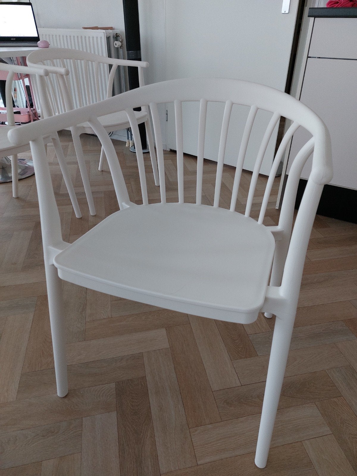 Nieuwe stoelen wit voor binnen of buiten Sklum, Ophalen of Verzenden, Nieuw, Wit, Vijf, Zes of meer stoelen
