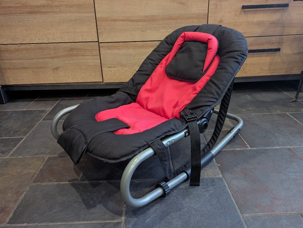Baby Wipstoel Baninni Roze, verstelbaar babybed wipje bedje, Overige merken, Wipstoel, Zo goed als nieuw, Met gordel(s) of riempje(s)