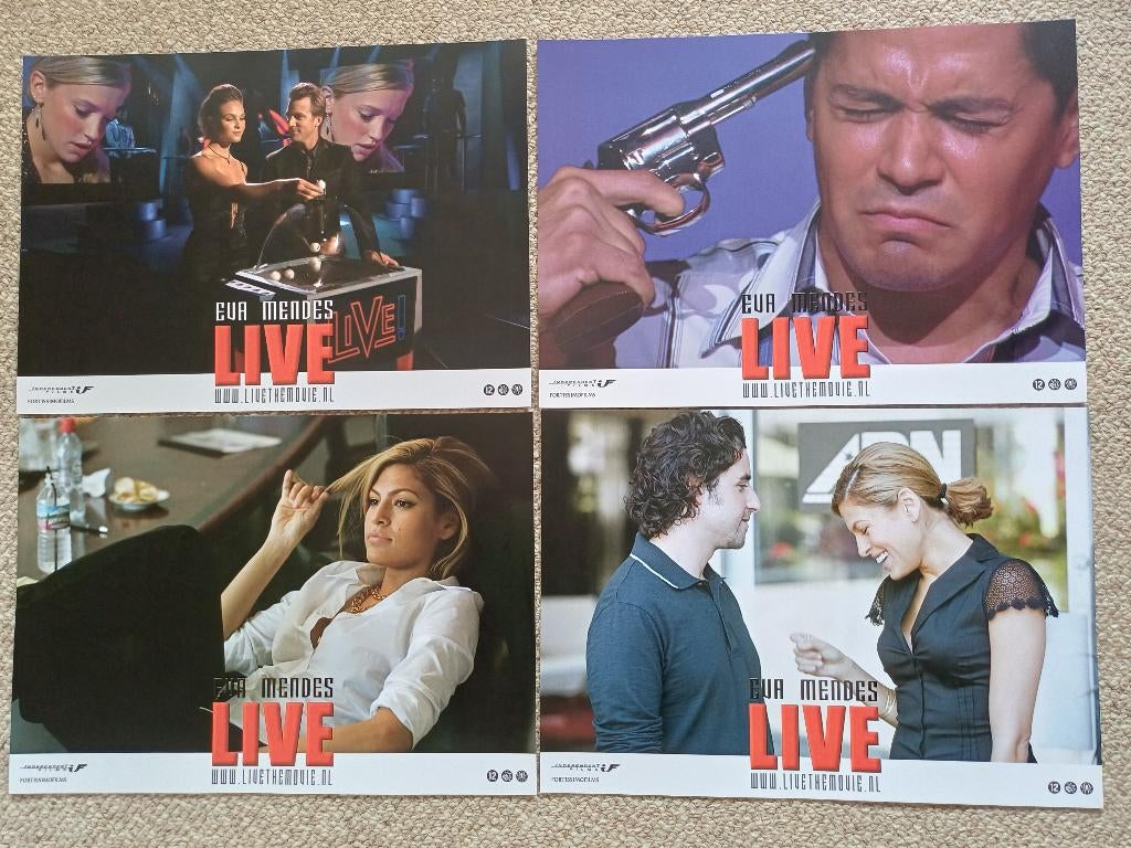 LIVE      lobbycard set., Verzamelen, Verzenden, Nieuw, Film, Foto of Kaart