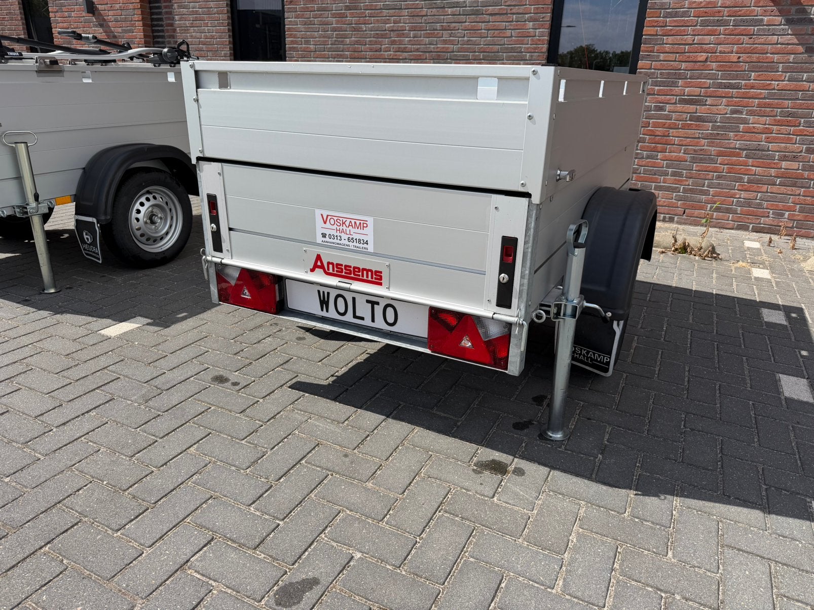 Huur bagagewagen Anssems vakantie aanhanger + fietsendrager, Ophalen
