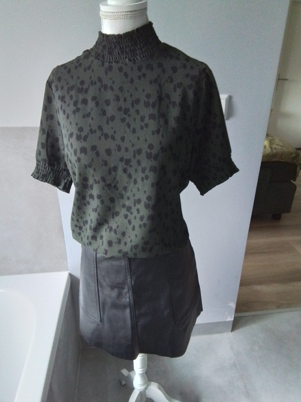 groene bloes,  top Eksept mt S, Kleding | Dames, Ophalen of Verzenden, Zo goed als nieuw, Eksept, Maat 36 (S)