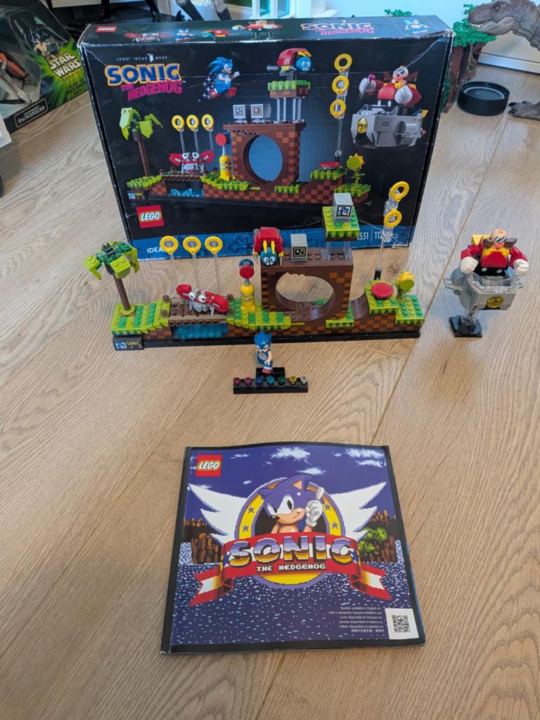 LEGO Ideas Sonic the Hedgehog Green Hill Zone (21331), Lego, Ophalen of Verzenden, Ideas, Compleet