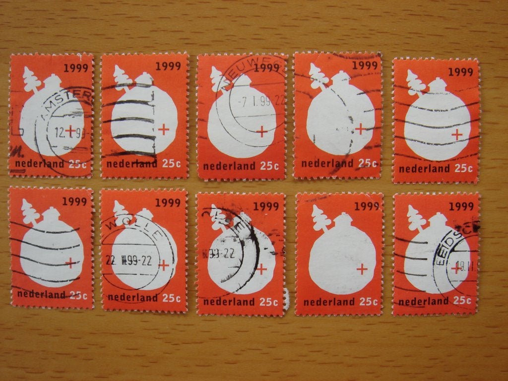 Het Kwartje 10x NVPH 1808      Gestempeld, Ophalen of Verzenden, Na 1940, Gestempeld