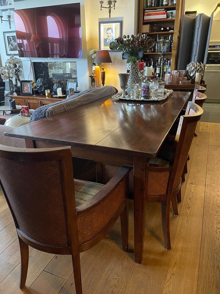 EIKEN Flamant TAFEL EETTAFEL EETKAMERTAFEL Eichholtz, Ophalen, Hout, Eichholtz, Delfweg 52 Noordwijkerhout