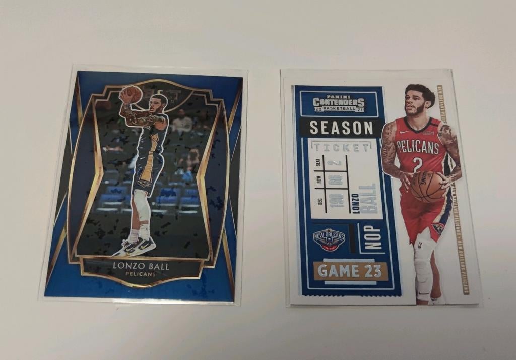 Lonzo Ball NBA kaarten, Hobby en Vrije tijd, Verzamelkaartspellen | Overige, Ophalen of Verzenden