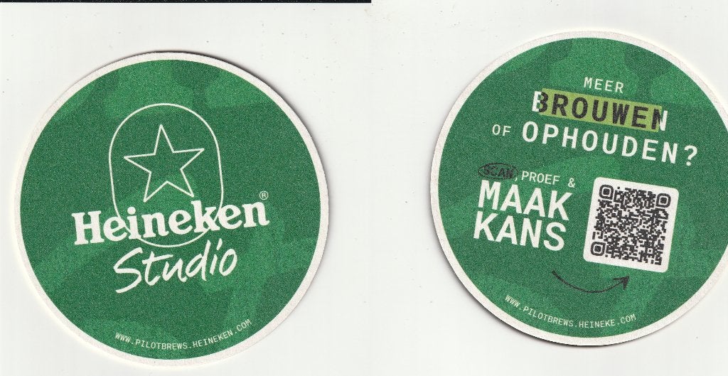 1 AMSTERDAM - HEINEKEN BIERVILTJE (03422), Verzenden, Nieuw, Viltje(s), Heineken