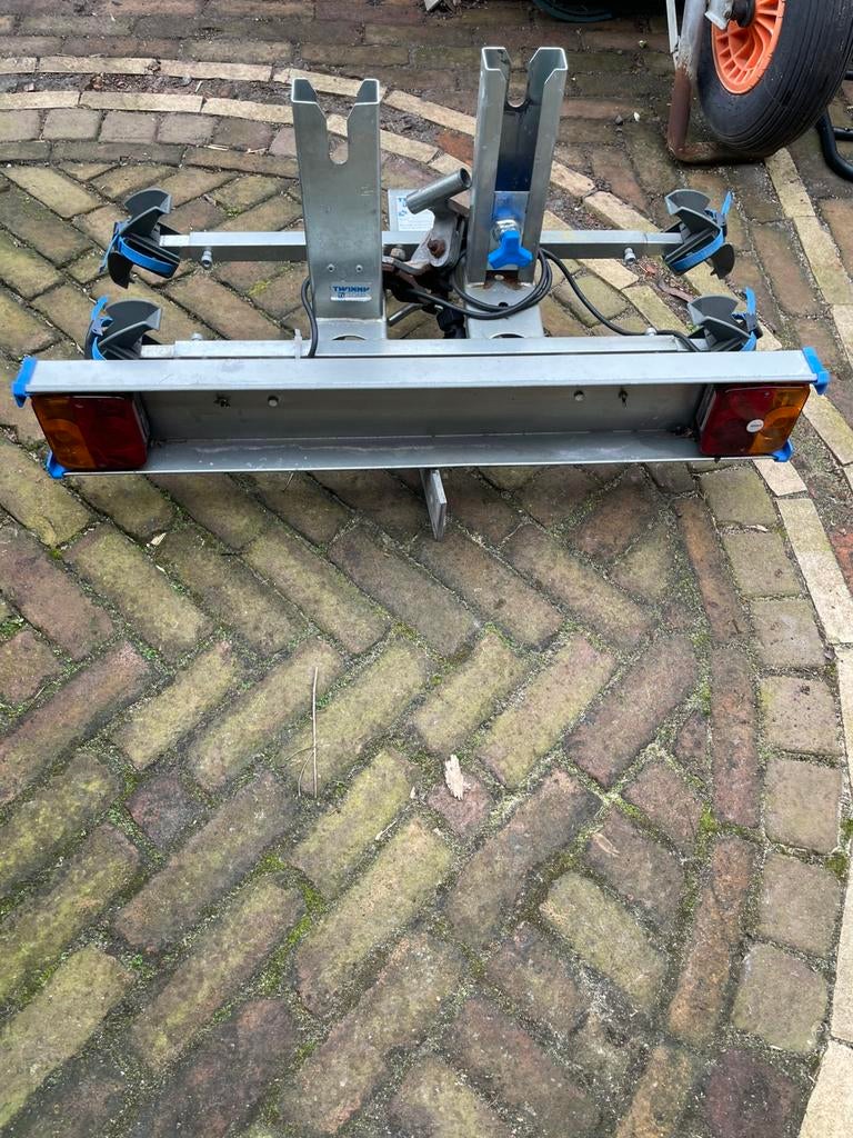 Fietsendrager twinny load in goede staat, Ophalen, 2 fietsen, Zo goed als nieuw, Trekhaakdrager