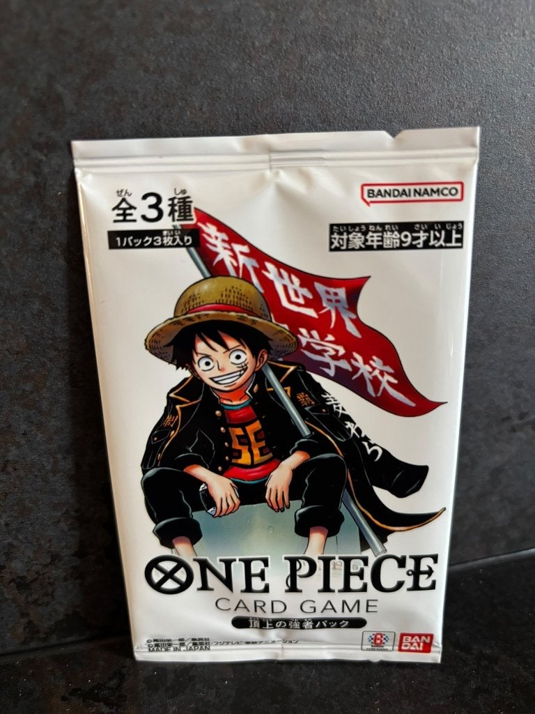 One Piece Warriors Promo Pack P-152 P-153 P-154 Sealed, Ophalen of Verzenden, Zo goed als nieuw, Booster, Foil
