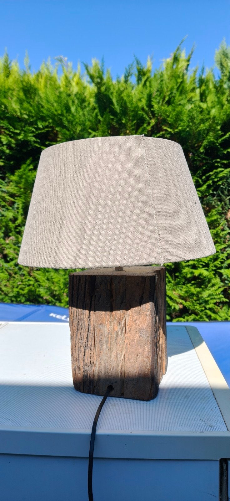 Mooie tafel lamp met kap, Ophalen, Met kap