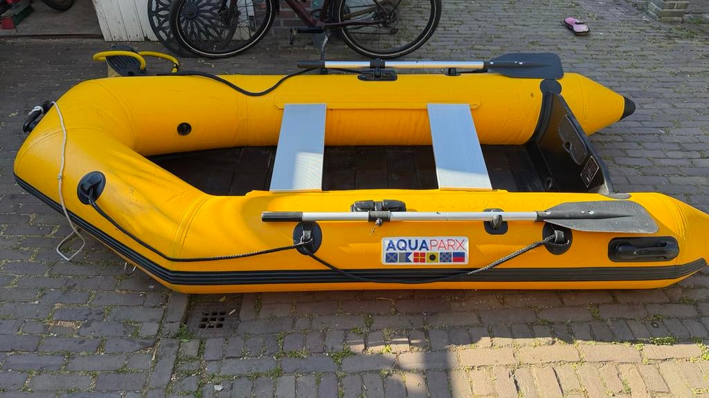 Aquaparx 280 PRO MKII rubberboot met Selva 4pk motor, Aluminium, Gebruikt, Benzine, Minder dan 70 pk