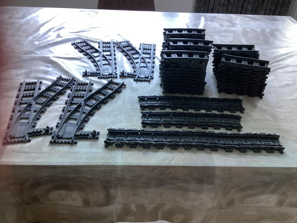 Rails voor lego trein., Ophalen of Verzenden, Zo goed als nieuw, Gelijkstroom, Rails