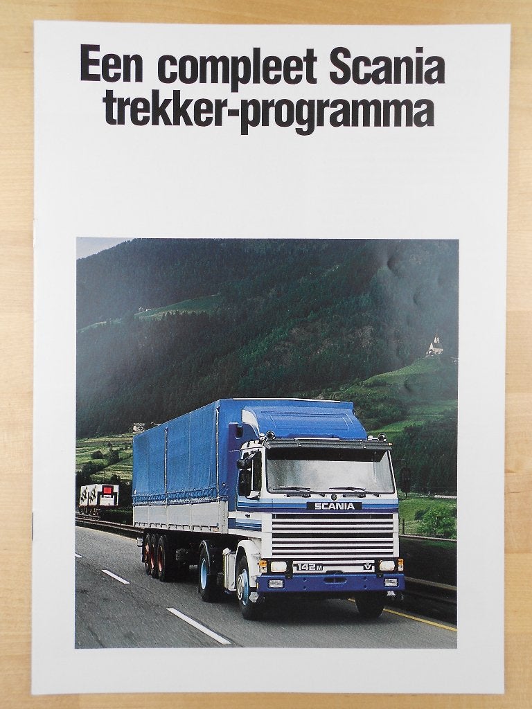Scania Trekker Brochure 1984 – 142 112 82 Torpedo Front, Ophalen of Verzenden, Zo goed als nieuw, Overige merken, Scania
