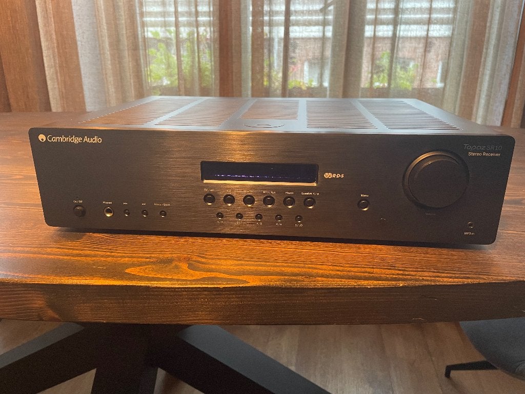 Cambridge Audio Topaz SR10 Stereo Receiver, Zo goed als nieuw, 60 tot 120 watt, Stereo, Ophalen