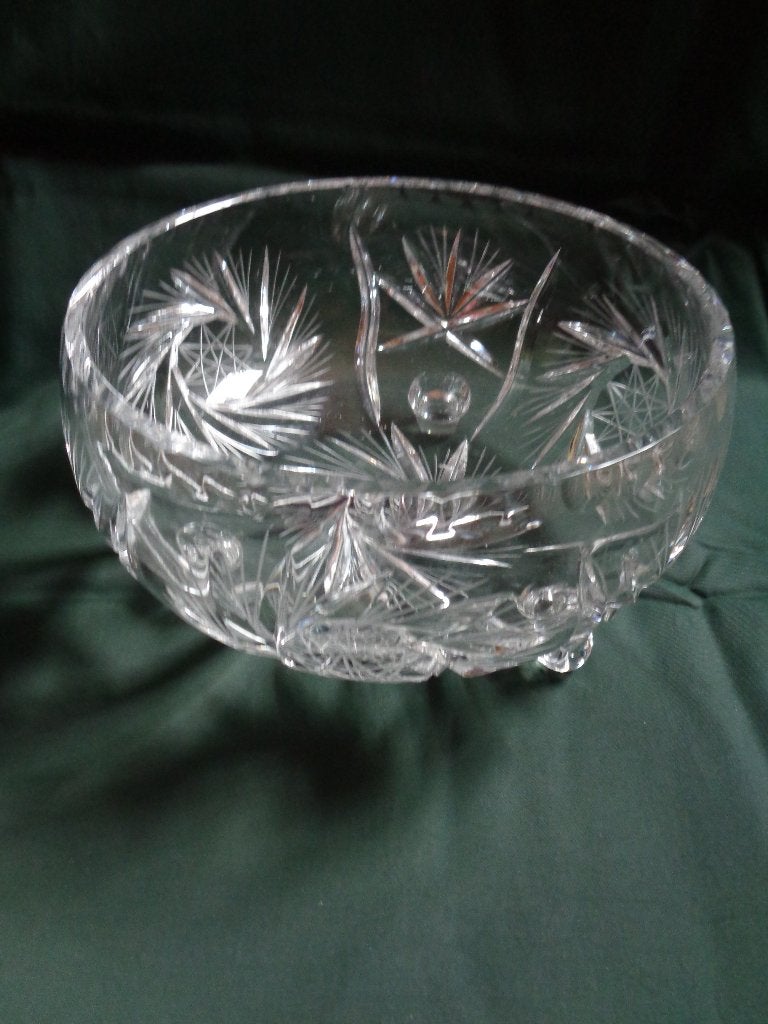 Kristal schaal/vaasje/waxinehouder, Ophalen of Verzenden