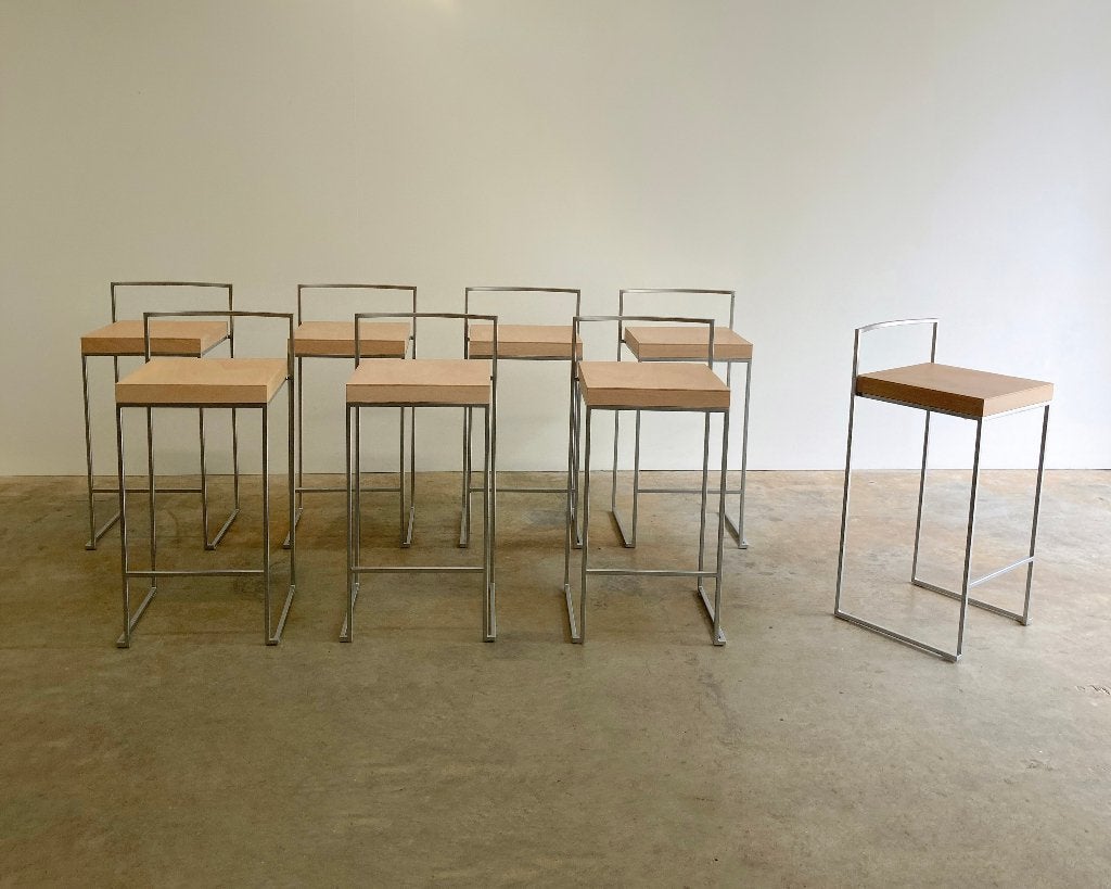 8x Lapalma Cubo design barkruk door Enzo Berti, Molenakkerstraat 10b, 60 tot 90 cm, Ophalen of Verzenden, Design Loves You