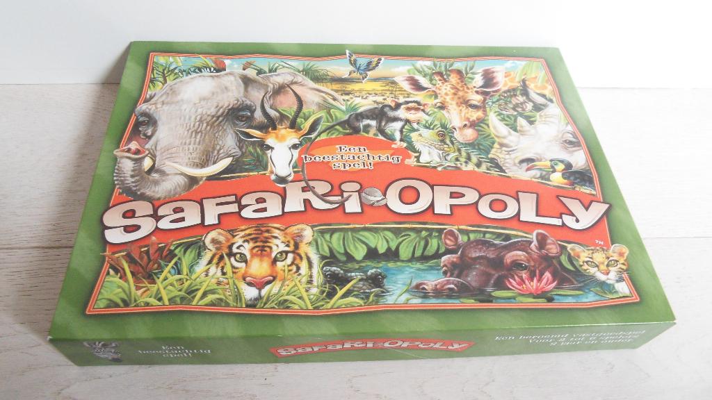 Spel : Monopoly : Safari-opoly / Safari opoly, Hobby en Vrije tijd, Gezelschapsspellen | Bordspellen, Ophalen of Verzenden, Gebruikt