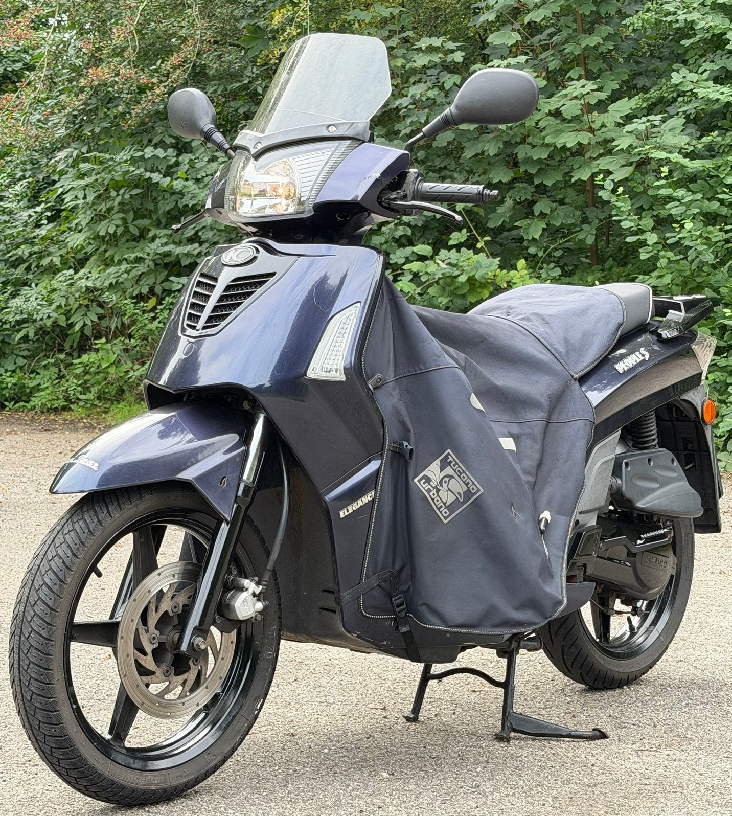 Kymco People S 2017 Donkerblauw Brom in zeer goede staat, Ophalen, Maximaal 45 km/u, Zo goed als nieuw, People S