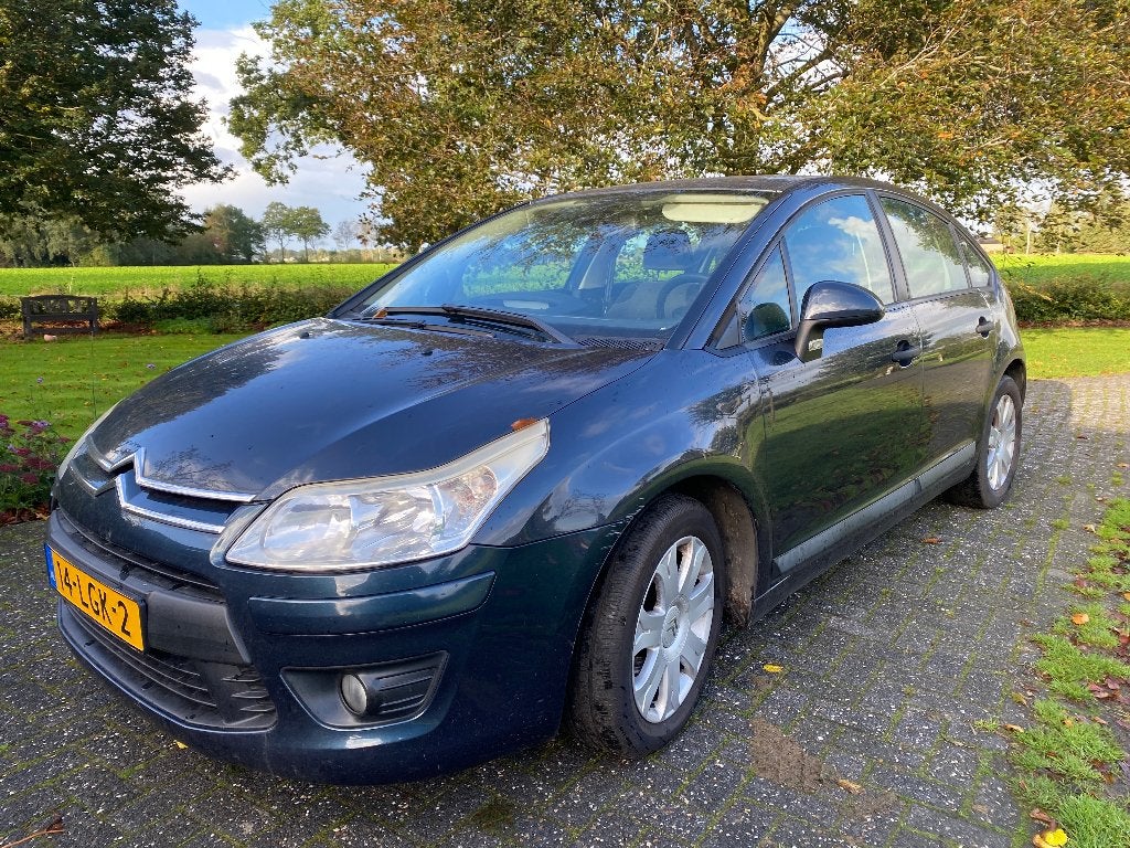 Citroën C4 1.6 VTI Berline 2010 Blauw, Voorwielaandrijving, 4 cilinders, Blauw, Origineel Nederlands