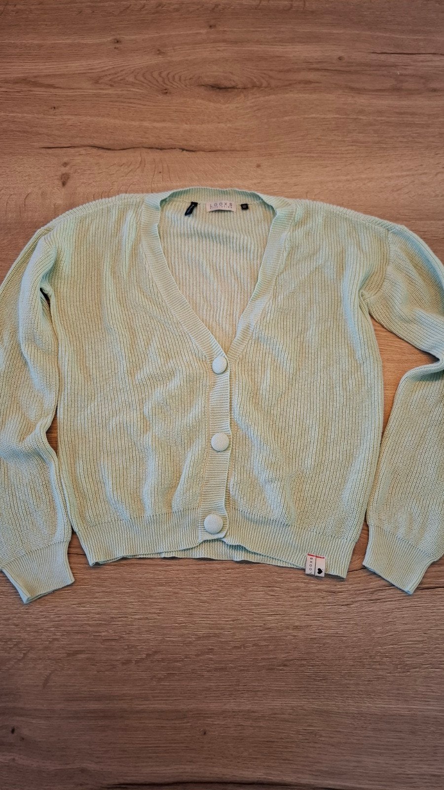 Looxs mintgroen vest maat 164, Meisje, Trui of Vest, Ophalen of Verzenden, Zo goed als nieuw