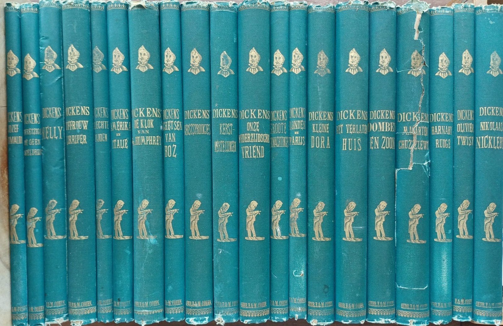 20 delen Charles Dickens - Complete werken voor het huisgezi, Gelezen, Complete serie, Ophalen of Verzenden, Charles Dickens