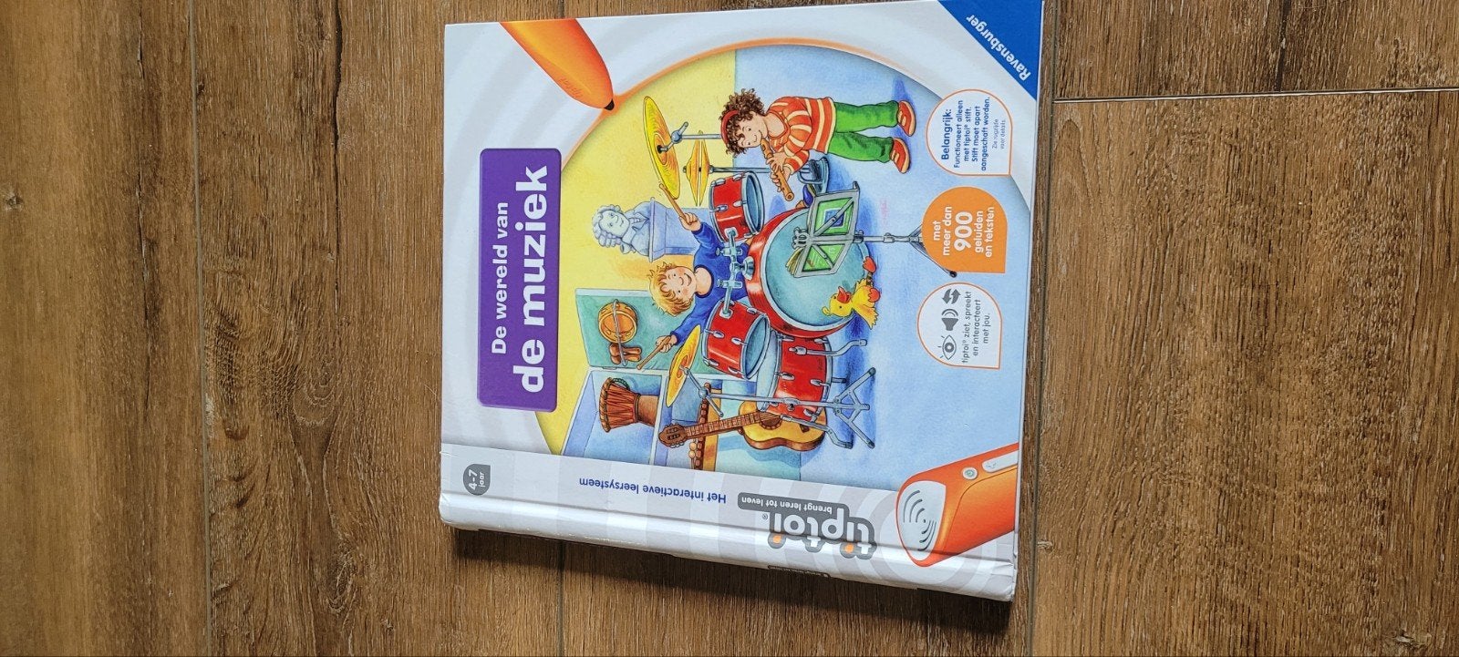 Tiptoi boek de muziek, Ophalen