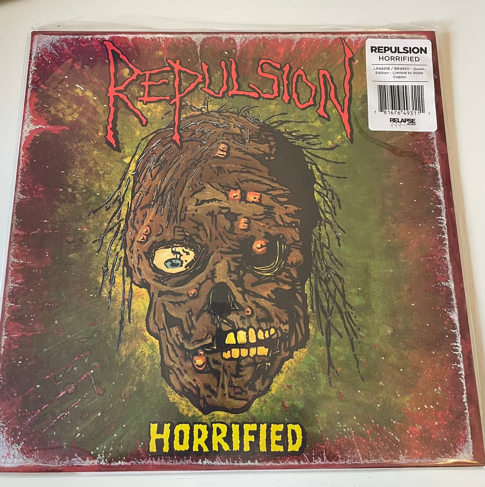 Repulsion - Horrified LP, Ophalen of Verzenden, Nieuw in verpakking