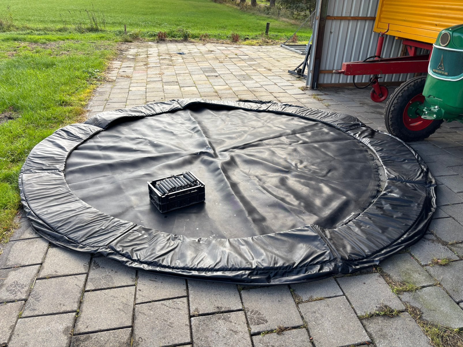 Onderdelen Trampoline 410cm, Ophalen, Zo goed als nieuw