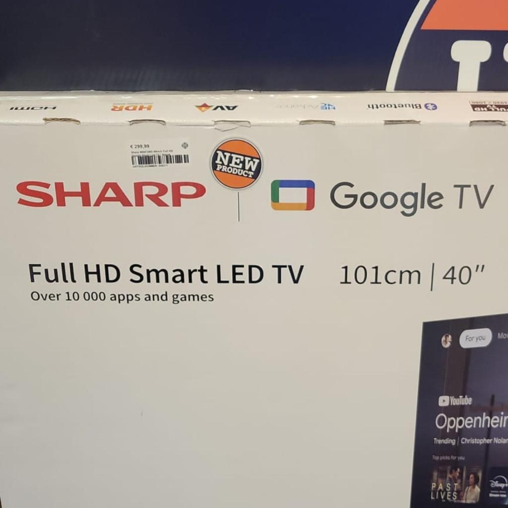 Sharp 40GF2465 40inch Full HD Google Smart Led TV | Nieuw, Sharp, Nieuw, https://global.sharp/contact/, 1 Takumi-cho, Sakai-ku, Sakai City, Osaka 590-8522, Japan
