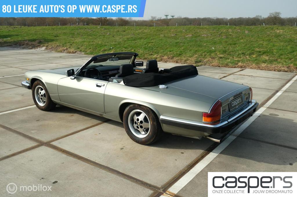 Jaguar XJS 5.3 V12 Convertible | Britse elegantie, Auto's, Achterwielaandrijving, Gebruikt, Zwart, 4 stoelen