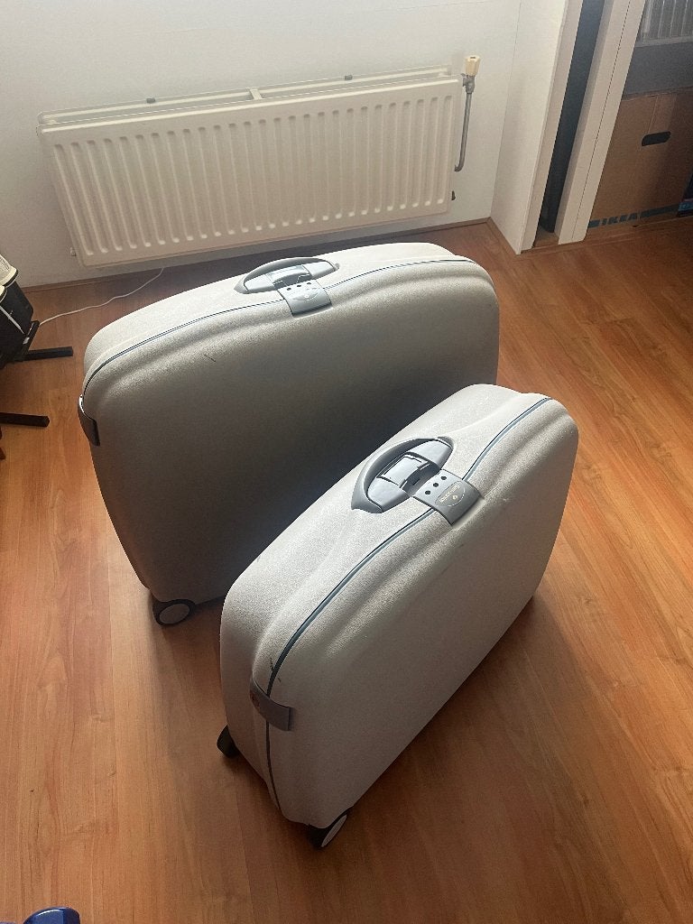 Nestable Samsonite koffers, Gebruikt, Hard kunststof, 70 cm of meer, Ophalen