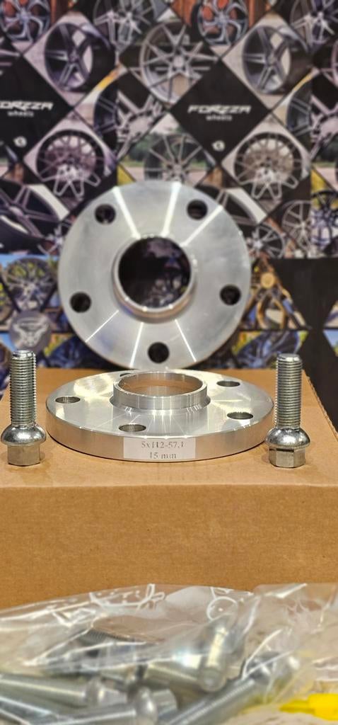Spoorverbreders spacers Vw Golf 8 5x112 57,1 15mm, Auto diversen, Tuning en Styling, Ophalen of Verzenden