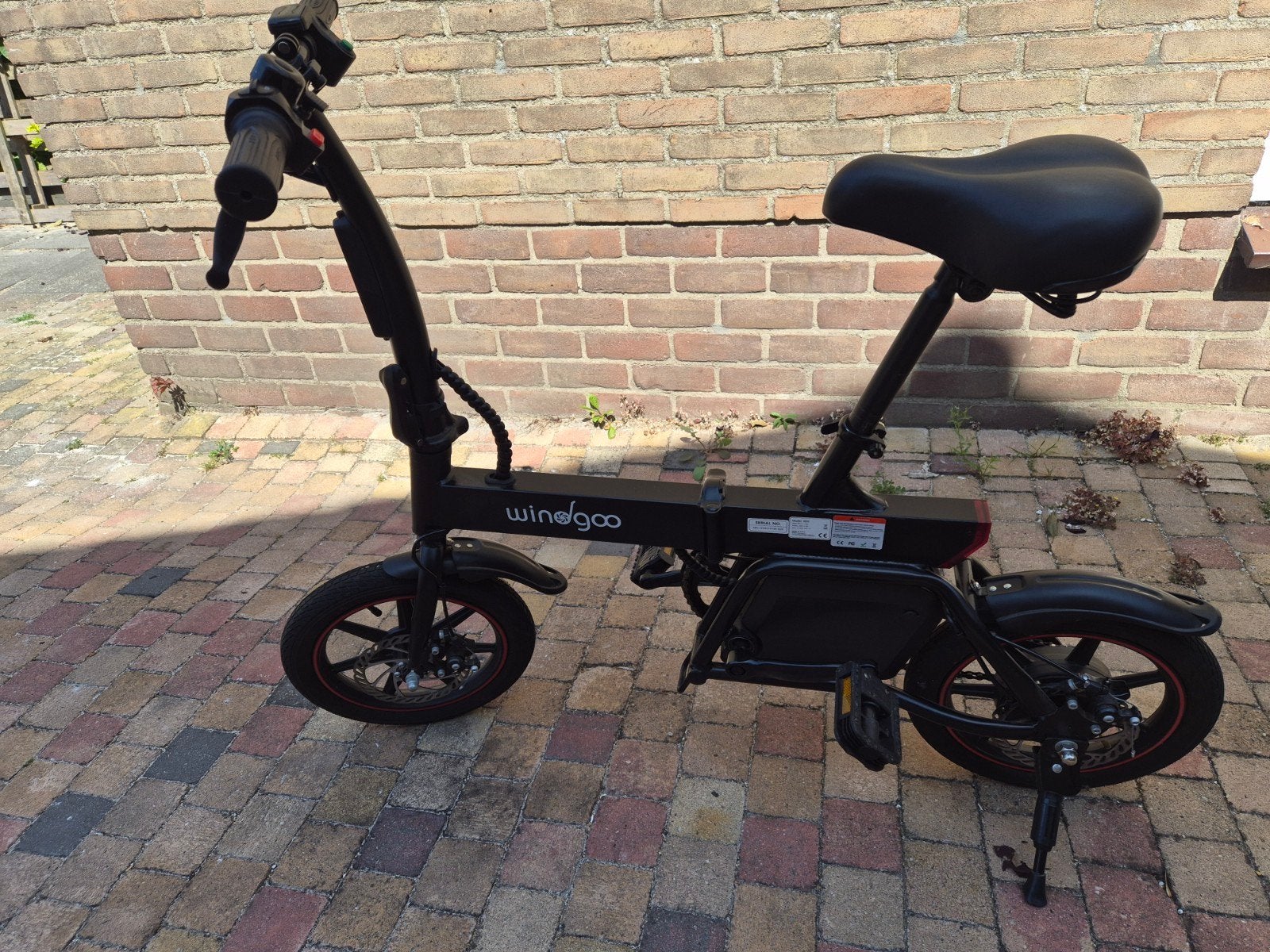 Windgoo B20, Gebruikt, 14 tot 16 inch, Deels opvouwbaar, Trommelrem