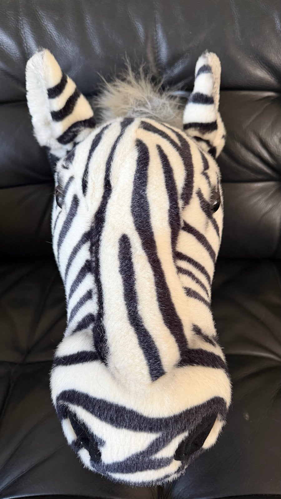 BiBiB & Co Zebra Knuffel Wanddecoratie, Overige merken, Overige typen, Zwart, Ophalen of Verzenden