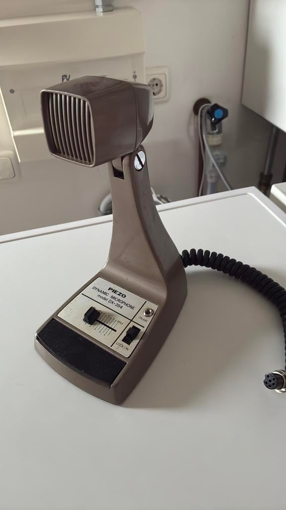 Piezzo DX-358 tafelmicrofoon, Telecommunicatie, Ophalen of Verzenden, Gebruikt